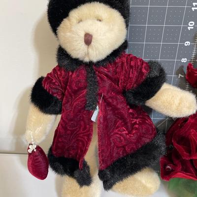 Boyd’s Bears Plush Red Coats and Muff
