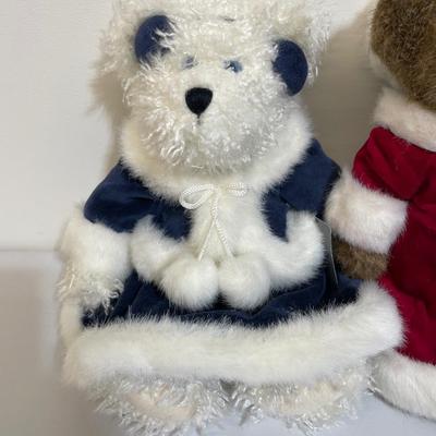 Boyd’s Bears Plush Winter Bears with Fancy Coats