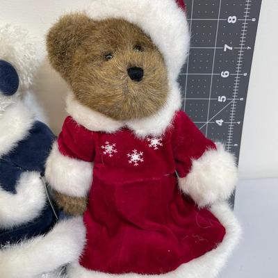 Boyd’s Bears Plush Winter Bears with Fancy Coats
