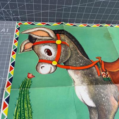 Sale Photo Thumbnail #582: Poster only Missing his tail. Good Condition. Vintage! 
