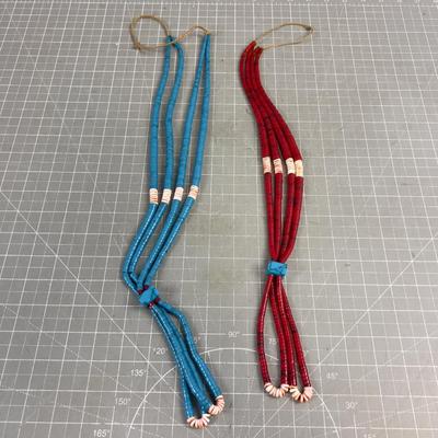 Sale Photo Thumbnail #613: Replica Native American Beads we believe they are plastic. 