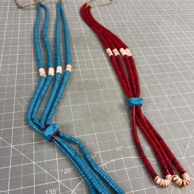 Sale Photo Thumbnail #617: Replica Native American Beads we believe they are plastic. 