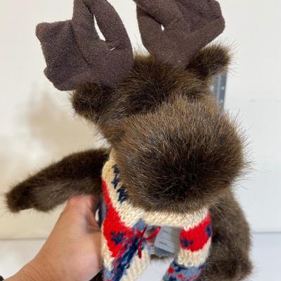 Boyd’s Bears Plush Moose with Scarf