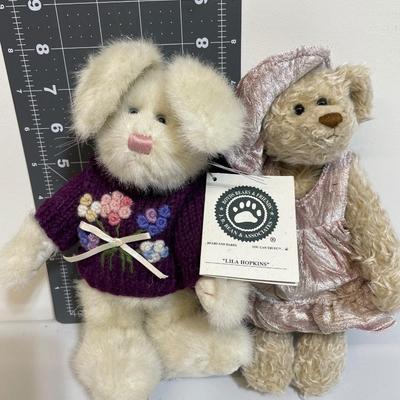 Boyd’s Bears Plush Rabbit and Bear