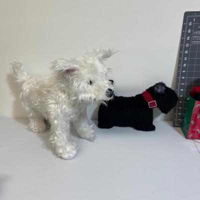 4 Plush Dogs