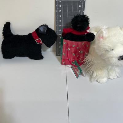 4 Plush Dogs