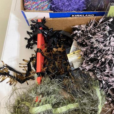 3 Flats of Specialty Yarns and Trims
