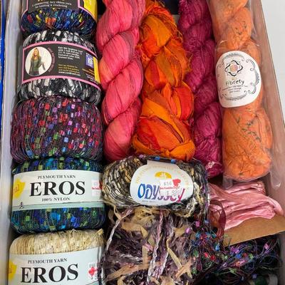 3 Flats of Specialty Yarns and Trims