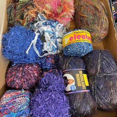 3 Flats of Specialty Yarns and Trims