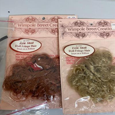 Craft Supplies Doll Hair and Doll Shoes