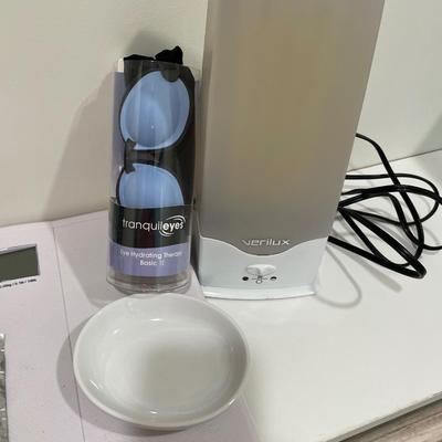 Bathroom Scale, SAD Light, Blackout Curtain