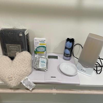 Bathroom Scale, SAD Light, Blackout Curtain