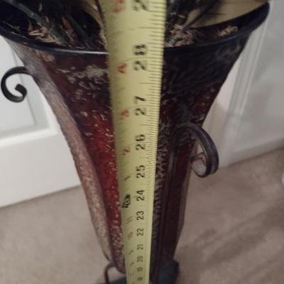 Metal Floor Vase