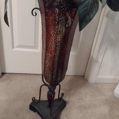Metal Floor Vase