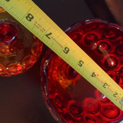 Vintage L.E. Smith Moon and Star Candy Dish