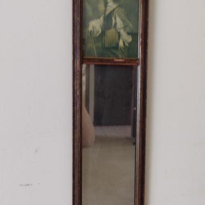 Vintage Picture Frame Mirror- Approx 7 1/2" x 29 3/4"
