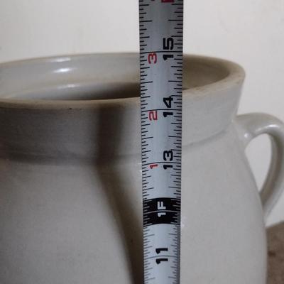 Glazed Pottery Jug- Approx 14 1/4" Tall