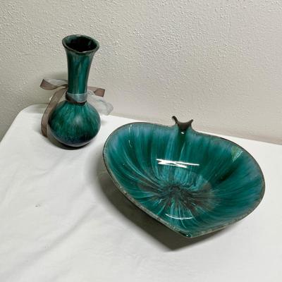 Lot 293 60s slag glaze pieces