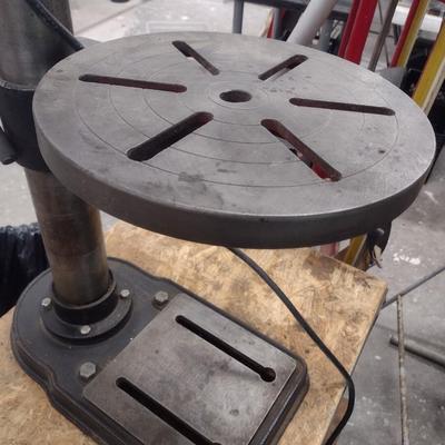 Guardian Power 5 Speed Heavy Duty Drill Press on Rolling Work Stand