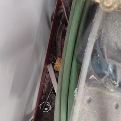 Acetylene Cutting Torch Set with Hose, Gauges, and Cart