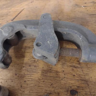 Pair of Industrial Metal Pipe Cutters