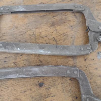 Pair of Locking C-Clamp Vise Grips Possible 18"