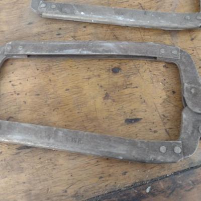 Pair of Locking C-Clamp Vise Grips Possible 18"