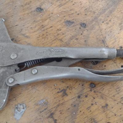 Pair of Locking C-Clamp Vise Grips Possible 18"