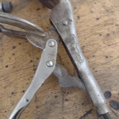 Nice Assortment of Locking Vise Grips Various Sizes and Functions (#5)