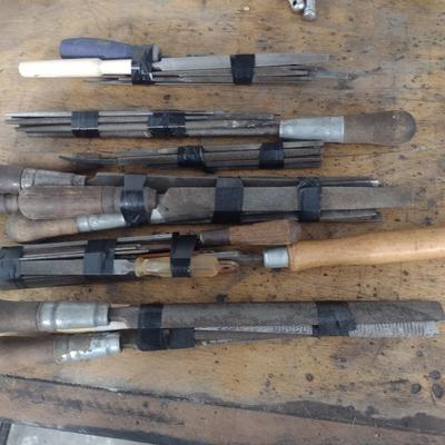 Large Collection of Metal Files and Wood Rasps Various Sizes (#8)
