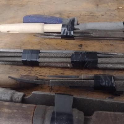 Large Collection of Metal Files and Wood Rasps Various Sizes (#8)