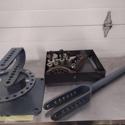 Central Machinery Compact Pipe Bender Bench and Accessories