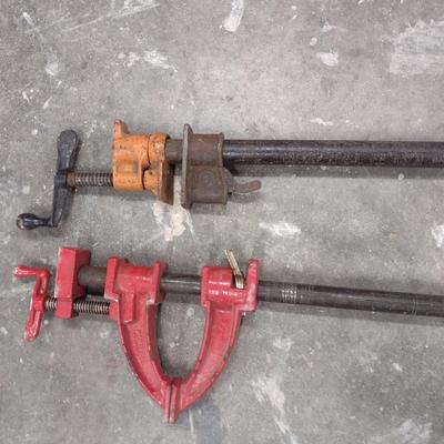 Set of Two Pipe Wood Clamps Various Lengths