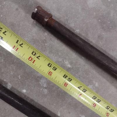 Set of Two Pipe Wood Clamps Various Lengths