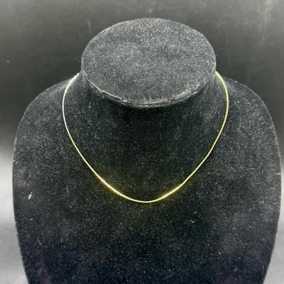 Sale Photo Thumbnail #531: 16 Inch Chain with Spring Ring Clasp. Marked Korea. Good condition