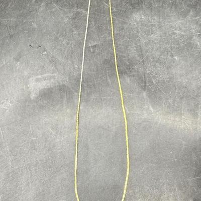 Sale Photo Thumbnail #527: 16 Inch Chain with Spring Ring Clasp. Marked Korea. Good condition