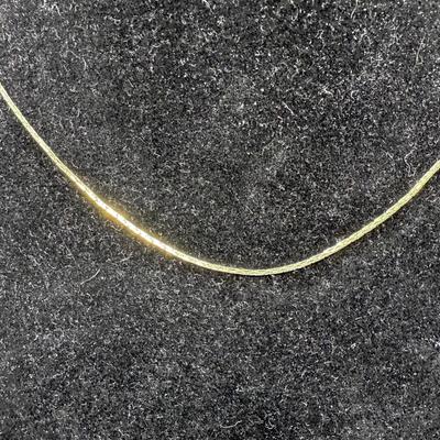 Sale Photo Thumbnail #525: 16 Inch Chain with Spring Ring Clasp. Marked Korea. Good condition