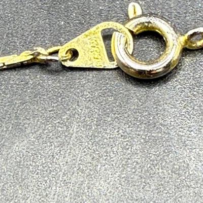 Sale Photo Thumbnail #529: 16 Inch Chain with Spring Ring Clasp. Marked Korea. Good condition
