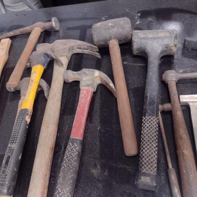 Large Assortment of Hammers for Various Functions (#8)