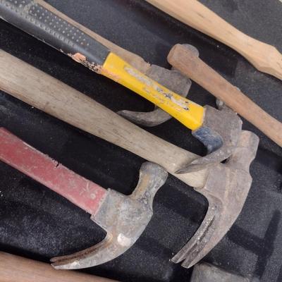 Large Assortment of Hammers for Various Functions (#8)