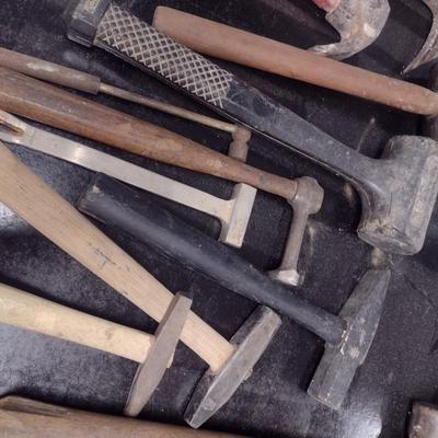 Large Assortment of Hammers for Various Functions (#8)