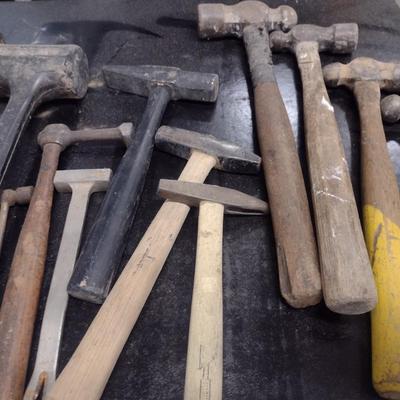 Large Assortment of Hammers for Various Functions (#8)