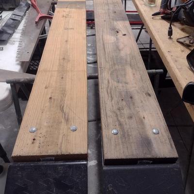 Set of 2'x8' Loading Planks 6.5' Long