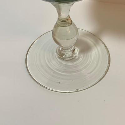 LOT 74: Vintage Empoli Style Art Glass Vase