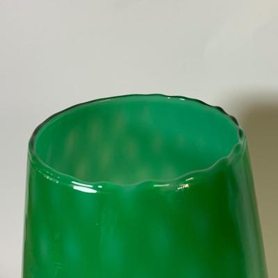 LOT 74: Vintage Empoli Style Art Glass Vase
