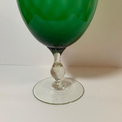 LOT 74: Vintage Empoli Style Art Glass Vase