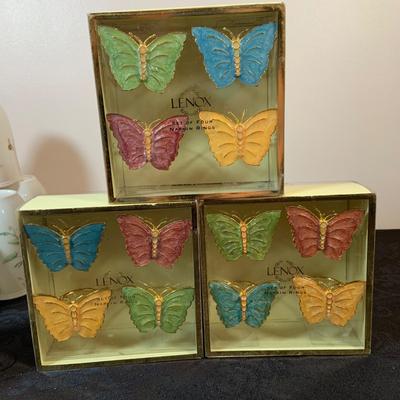 LOT81: Lenox Butterfly Meadow, Mugs, Travel Mug, Napkin Holder, Spoon Rest and Napkin Holder