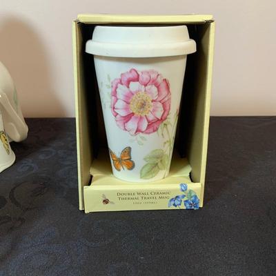 LOT81: Lenox Butterfly Meadow, Mugs, Travel Mug, Napkin Holder, Spoon Rest and Napkin Holder