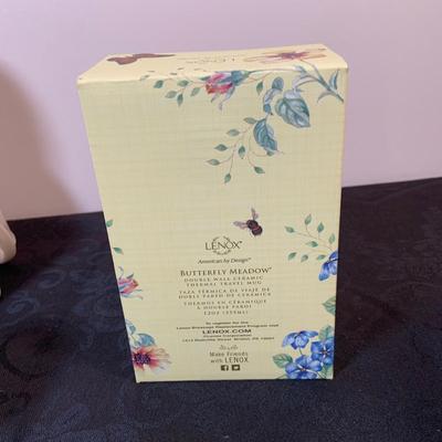 LOT81: Lenox Butterfly Meadow, Mugs, Travel Mug, Napkin Holder, Spoon Rest and Napkin Holder