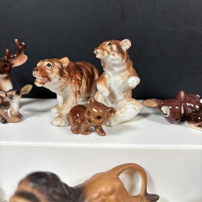 LOT 110: Wildlife Miniatures: Alligators, Bears, Lions, Pheasant and More